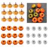 12pcs Artificial Pumpkin Realistic Artificial Vegetable Simulation Pumpkin Photography Props for Display Kitchen Party