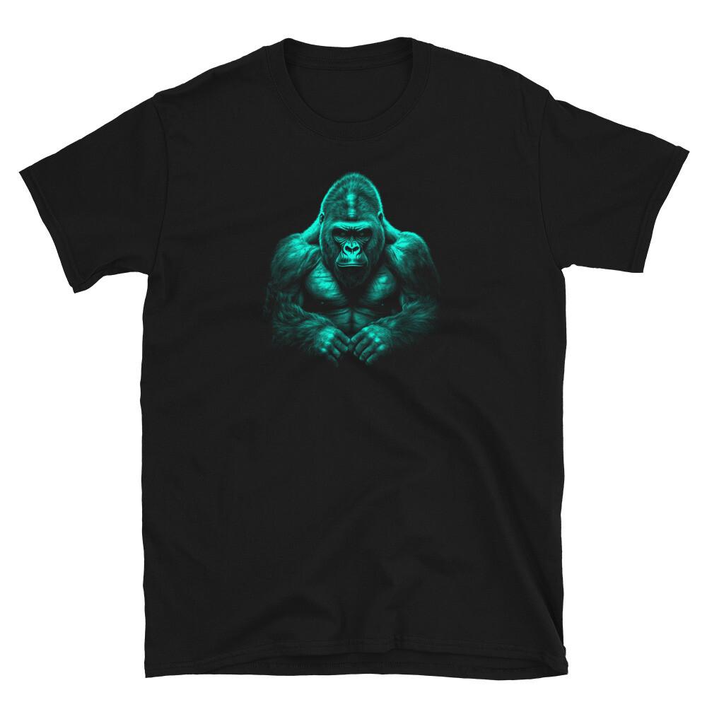 Gorilla Silverback Tshirt Silver Back Jungle King Design Unisex Tshirt Unisex T-Shirt M