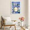 Ramen,Kimchi,Preserved Lemons,Hummus,Sourdough Bread,Pierogi Ruskie,Nasi Goreng Food Illustrate Recipe Kitchen Poster Wall Decor