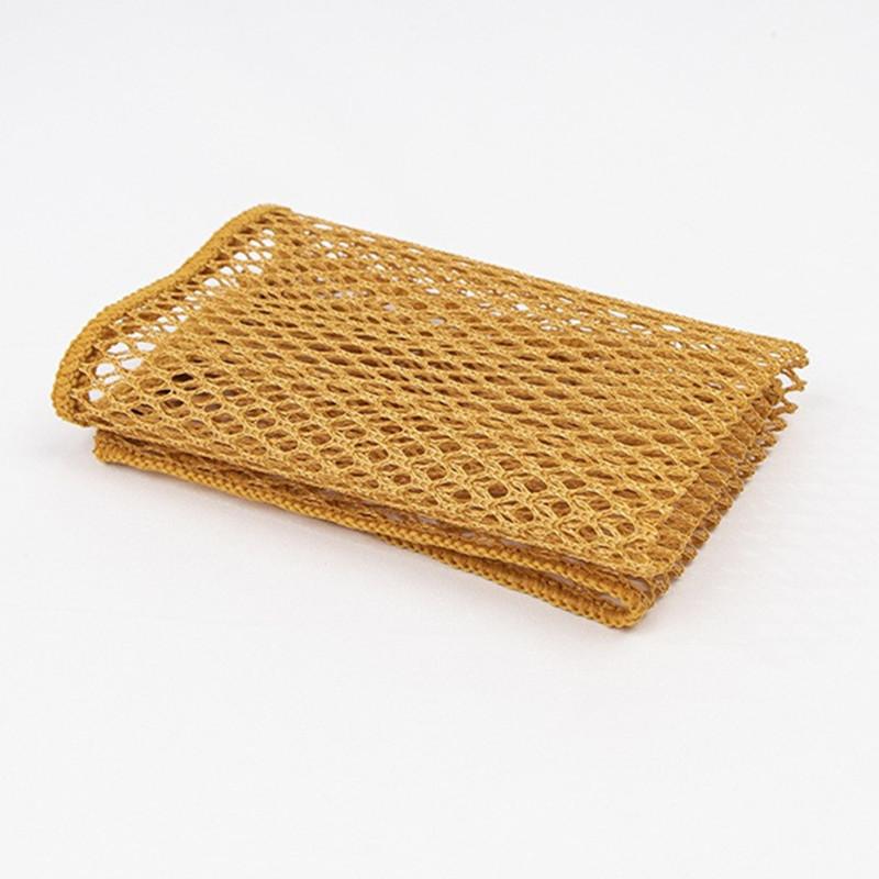 1Pc 30x30cm Microfiber Mesh Wire Dishwashing Cloth Kitchen Degreasing Brush Bowl Scouring Pads Cleaning Tools