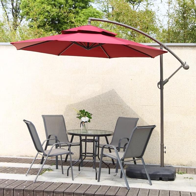 Xinyuxuan Outdoor Patio Umbrella with Solar LED Lights