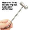 2Pcs/Set Anti-Skid Steel Jewelry Hammer Durable Bracelet Repair Tool  Metal Stamping