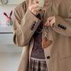 Leather Love Cat Change Bag Pendant Necklace Female Cute Versatile Fashion Accessories Sweater Chain