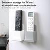 Organizator de telecomandă pentru sufragerie, baie, bucătărie, montare pe perete, suport pentru controler cu orificiu de încărcare pentru hotel