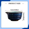 Ceramic Matcha Bowl Designed for Mixing, Featuring A Pouring Spout In Porcelain
