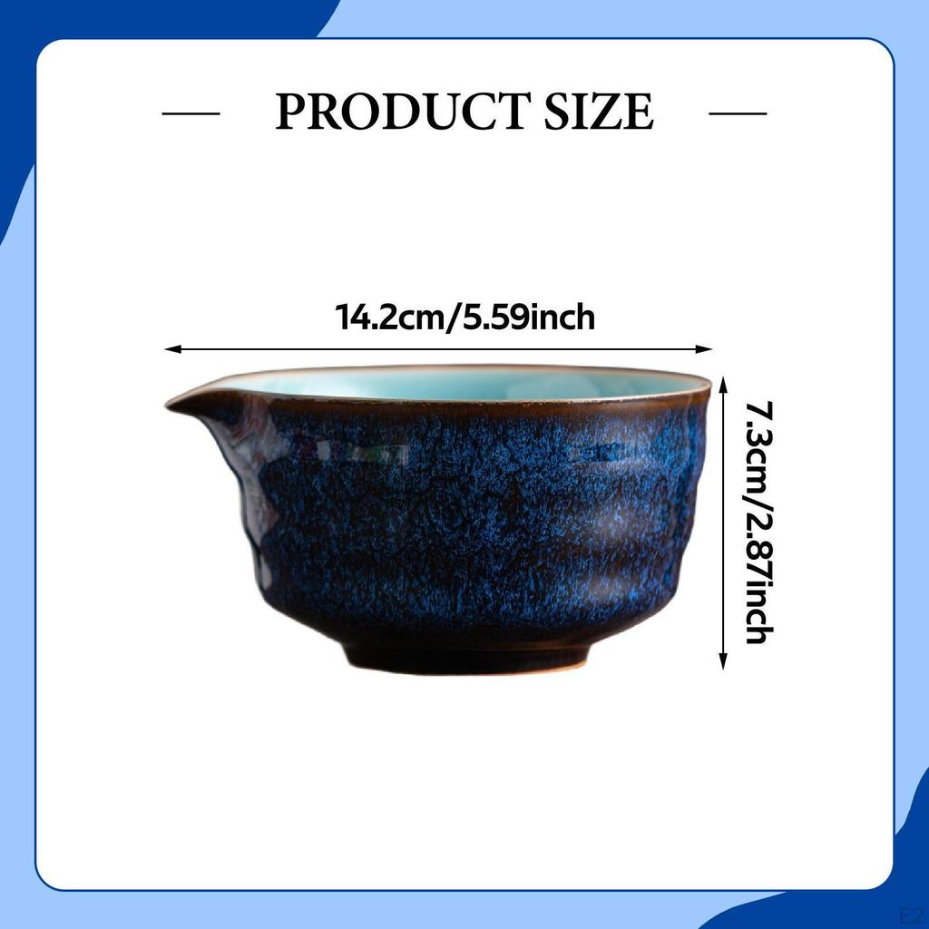 Ceramic Matcha Bowl Designed for Mixing, Featuring A Pouring Spout In Porcelain
