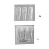 Multipurpose Nail Art Template Tool Stylish Silicone Nail Art Molds Embossing Carving Templates for Nail Enthusiasts