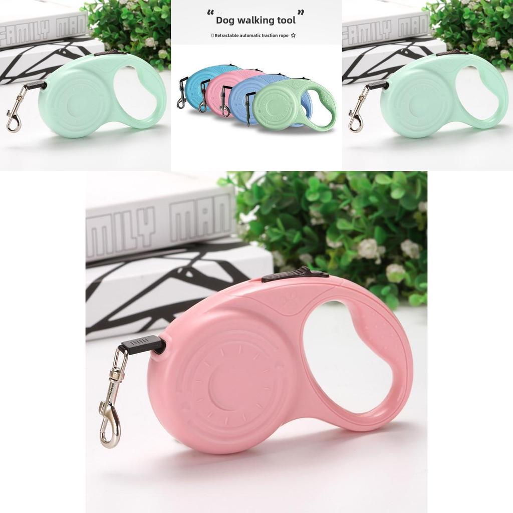 Pet Retractable Leash With Anti Slip Handle For Small Medium Dogs And Cats