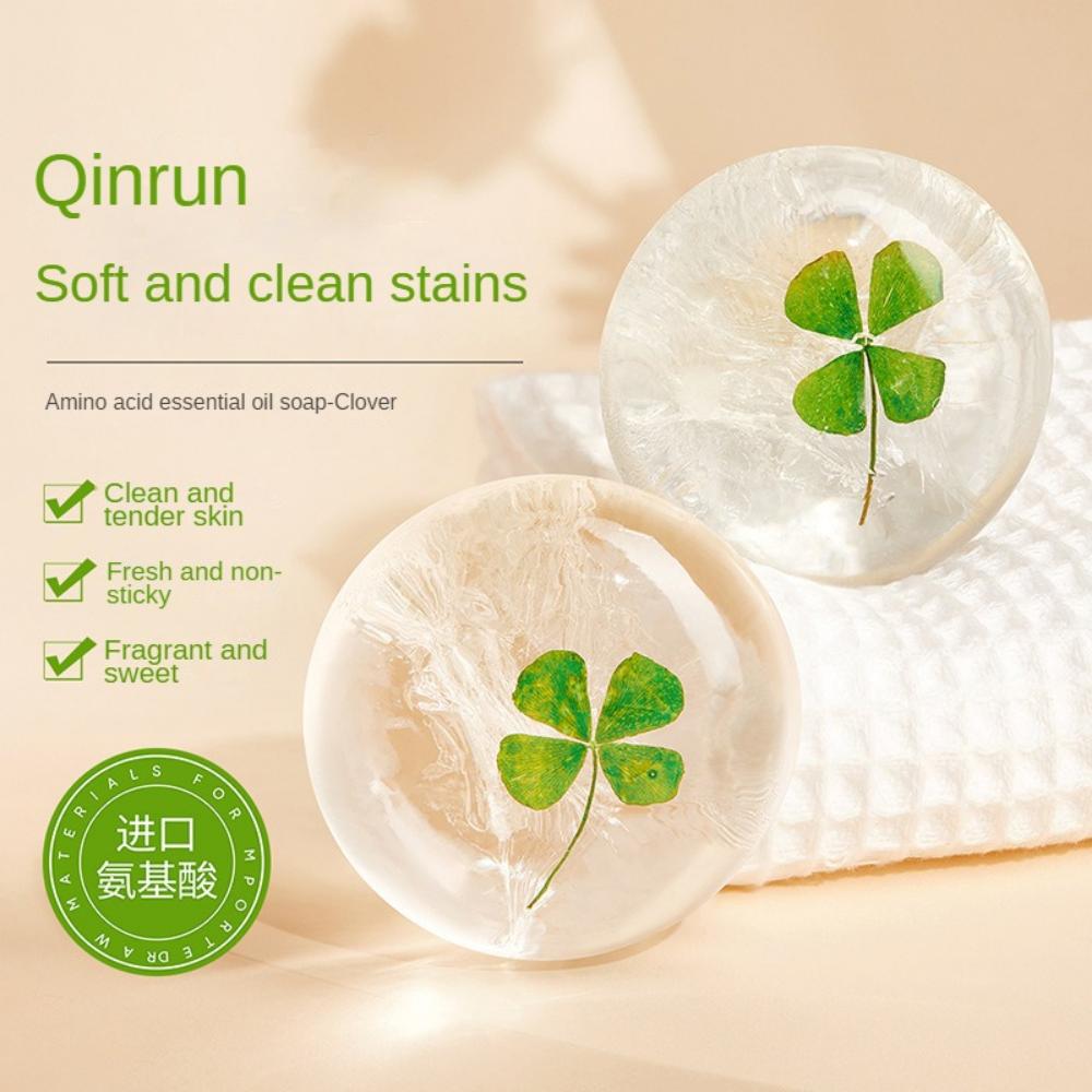 

Мило з ефірними оліями з амінокислотами Мило з ефірними оліями ручної роботи М’яке прозоре мило Зволожуюче очищувальне мило Мило для обличчя 05