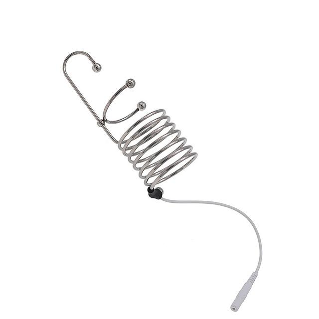 Bdsm Electric Shock Anal Plug Penis Plug Electrosex Rings E-stim Anus Stimulator Chastity Cage Masturbation Sex Tools For Men