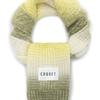 COQUET GRADATION KNIT long MUFFLER SOFT YELLOW