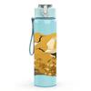 1PC Golden Bird Oriental Art 750ml Color Plastic Sports Water Bottle Leakproof Flip Straw Lid Suitable for Sports Office Home Use