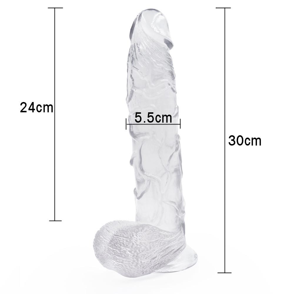 Obrovské dildo RUNYU ženský masturbátor super měkký realistický penis dildo silikonová přísavka ženy velký péro