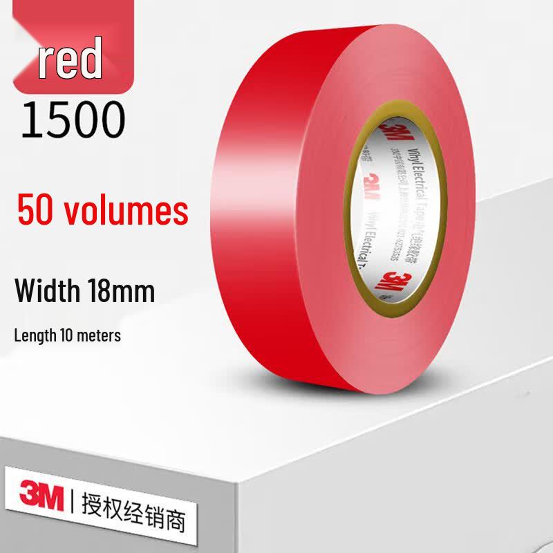 3M 1500# Red Lead-Free PVC Electrical Insulation Tape