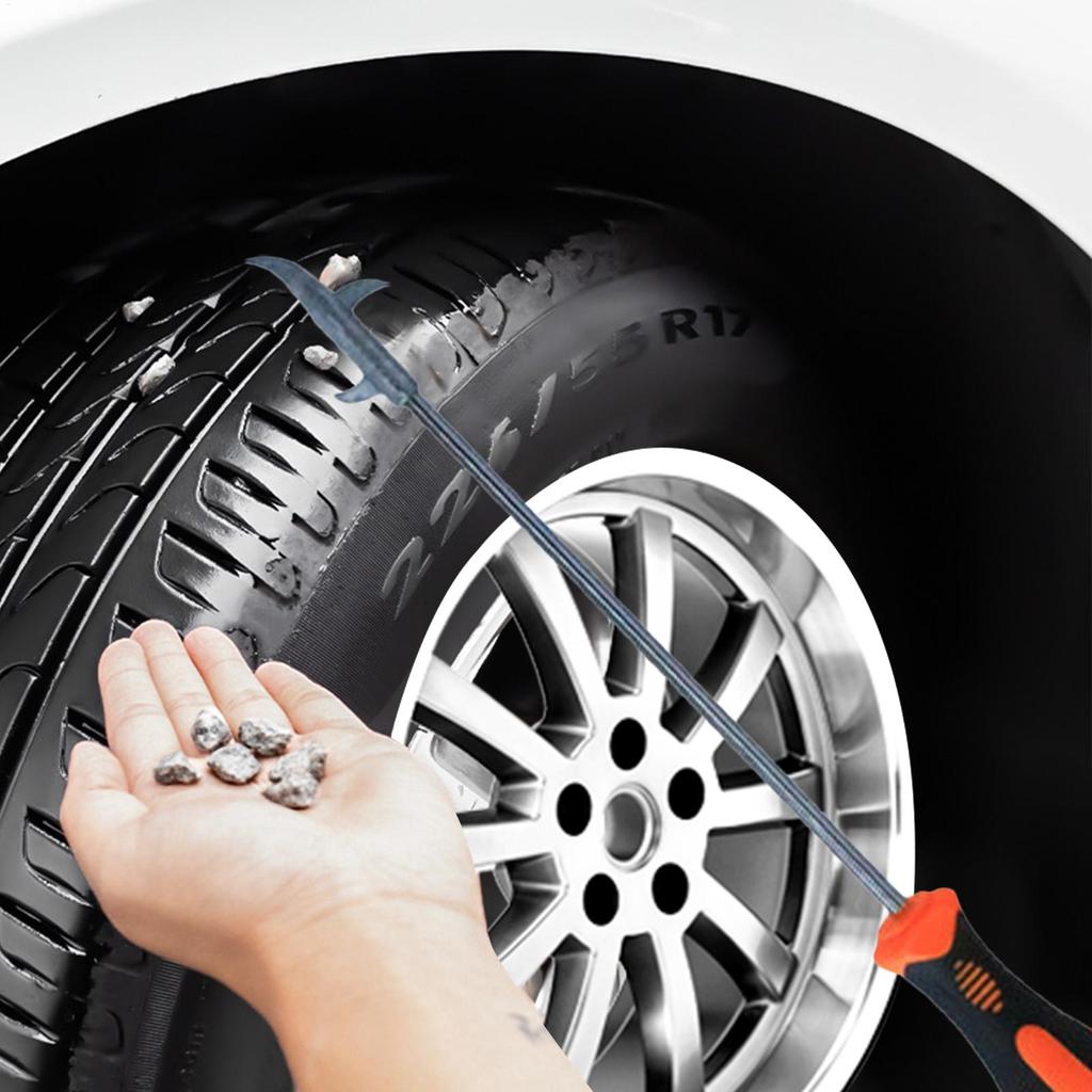 Car Tire cleaning hook Stone Tire Gap Buckle Stone Hook Car Tire Buckle Cleaning Tire Pick Stone Tools Tire Repair Accessories