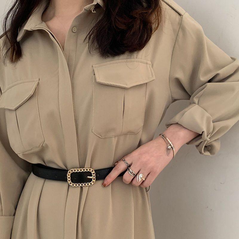 

Black Versatile Pu Fashion Belt Ideal For Summer Dresses And Chic Outfits Jeans чорний