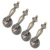 4 PCS Big Size Drawer Pulls Retro Copper Mounting Screws Bronze Tear Drop Pulls Zinc Alloy Cabinet Pull Handles Cabinet Upgrade