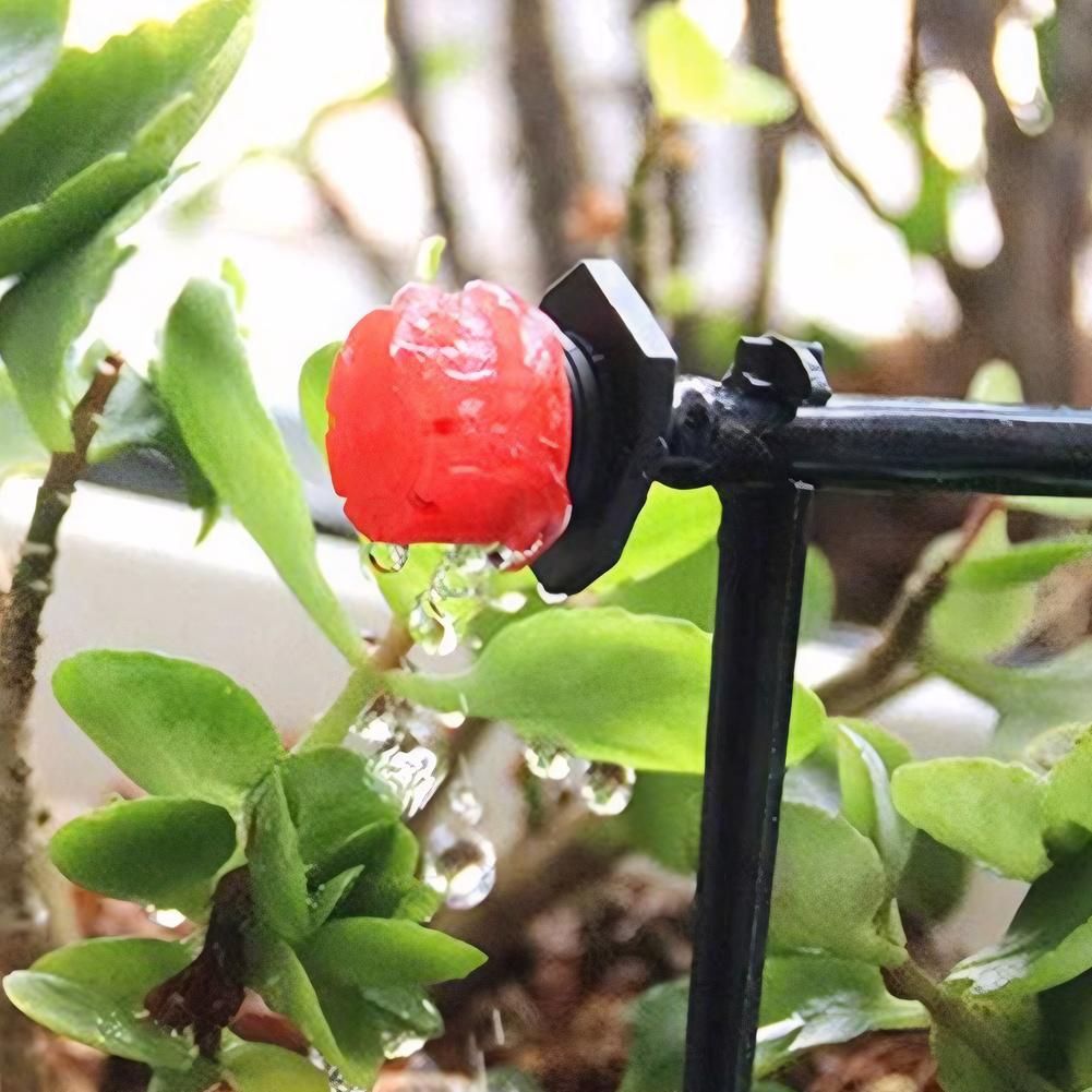 200Pcs 8 Hole Irrigation Dripper Adjustable Irrigation Sprinkler 360 Degree Drip Emitters for Watering System China Mainland