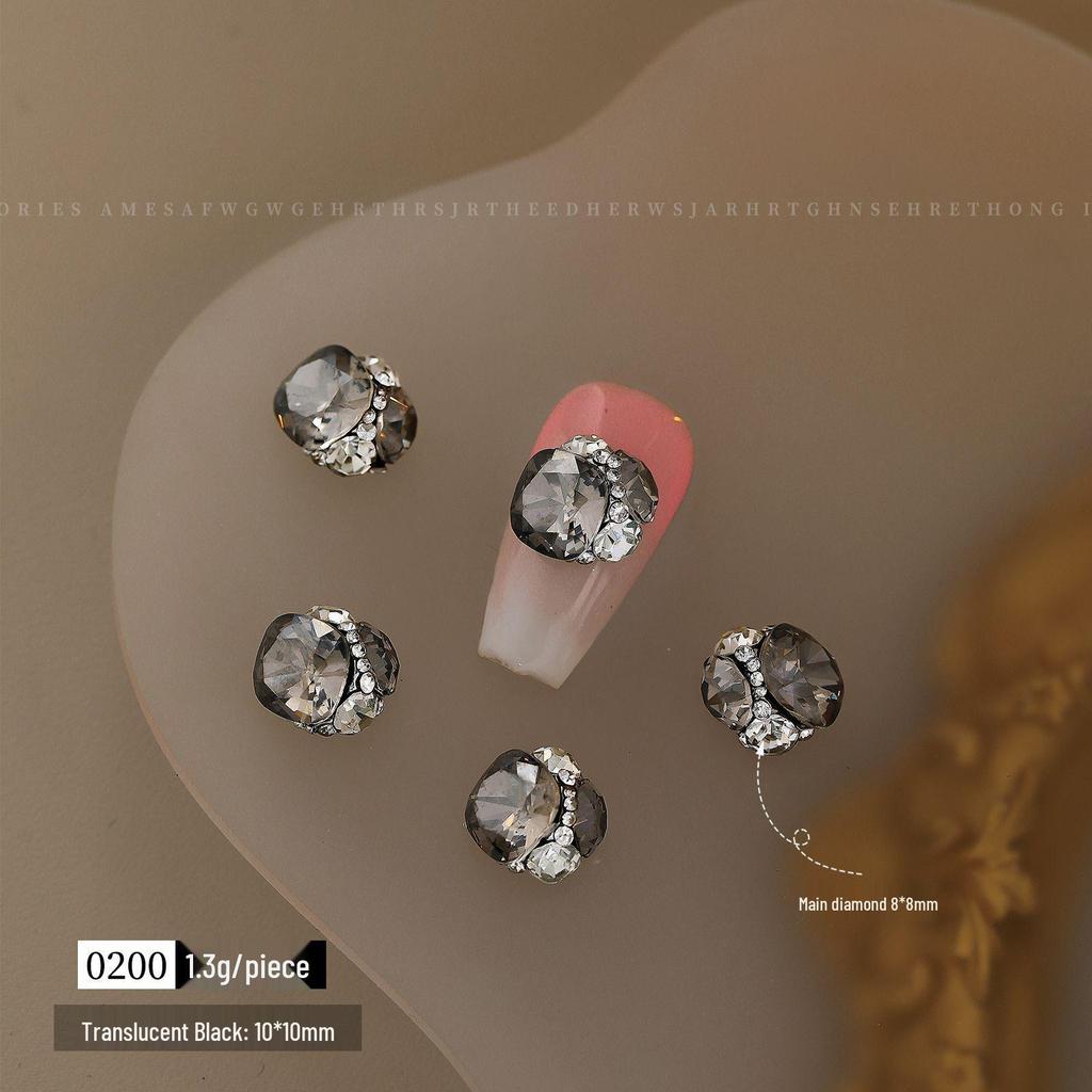 Luxurious Rectangular Crystal & Diamond Nail Art Decorations