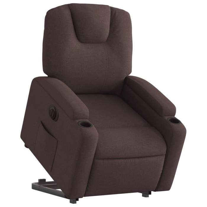 VidaXL Fauteuil Inclinable Électrique, Chaise de Relaxation avec Dossier et Repose-pied Réglables, Siège de Salon, Moderne, 3204397