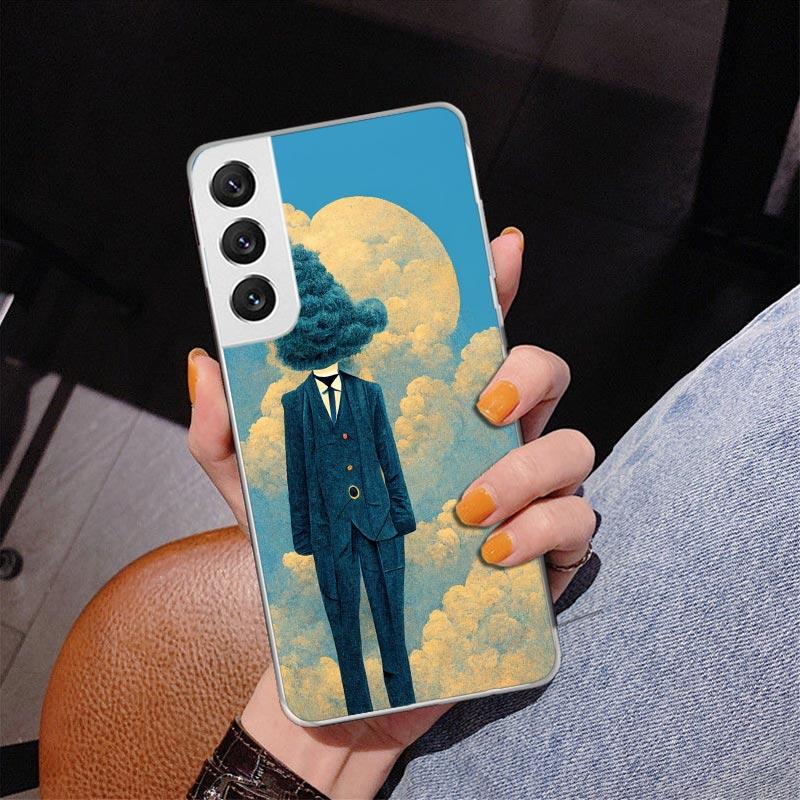 

Rene Magritte Art Phnoe Case for Samsung Galaxy S26 S25 Edge S23 S24 Ultra S22 Plus S21 S20 FE Unique Cover Soft Coque Galaxy S2 Samsung S22 Plus
