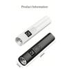 1 st Portabel UV LED-nagellampa Handhållen UV-lampa för naglar, Professionell nageltorklampa för gellack Snabbhärdande lampa DIY Manikyr Nagellackverktyg