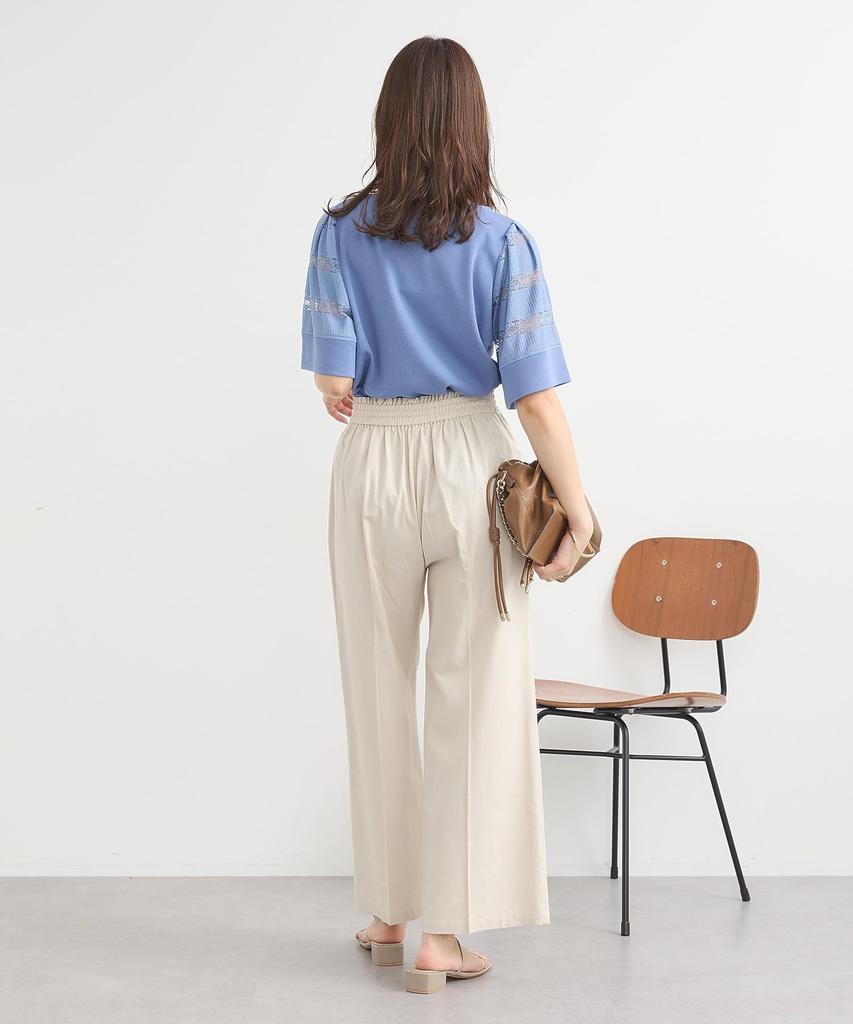 Earth Music Ecology Casual Flared Sleeve Lace Pullover & Women's