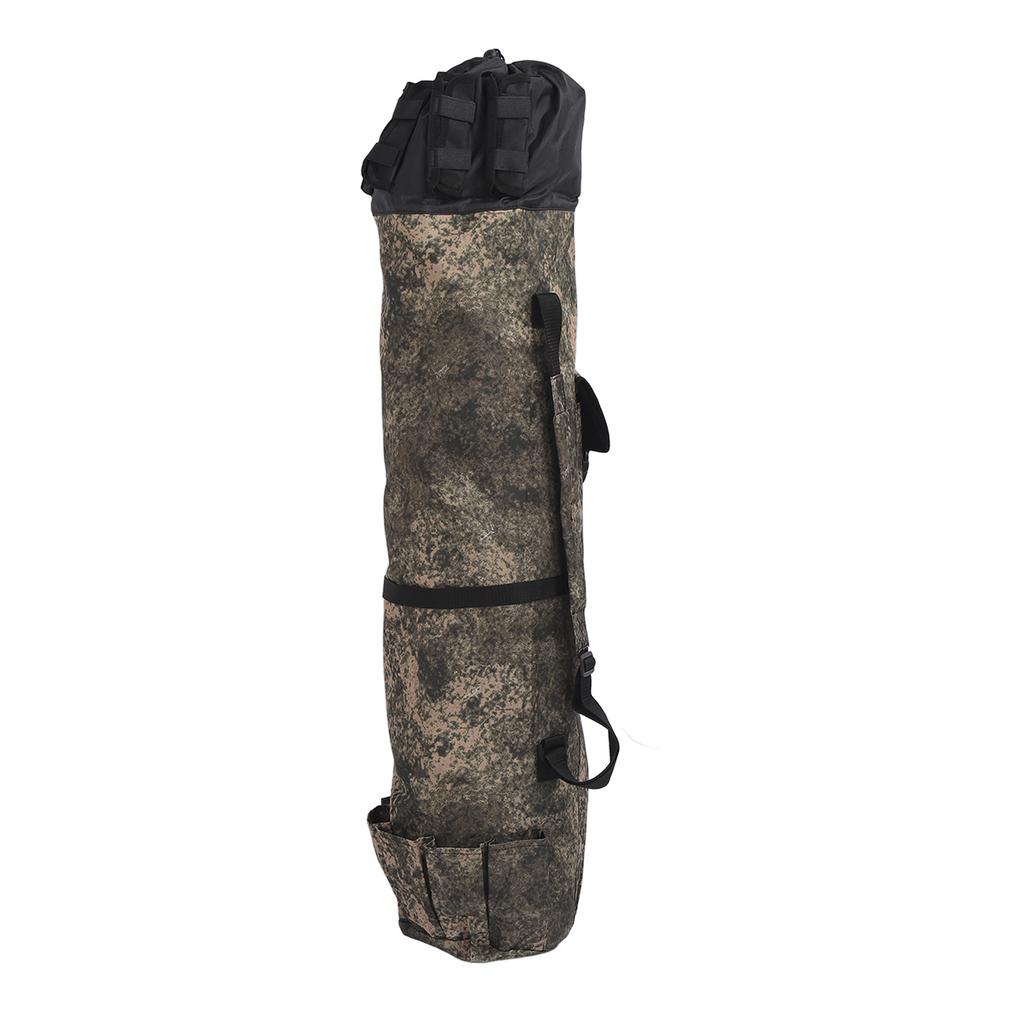 Borsa per canne da pesca in tessuto Oxford Impermeabile Grande capacità Borsa comoda per riporre le canne da pesca per gli amanti della pesca