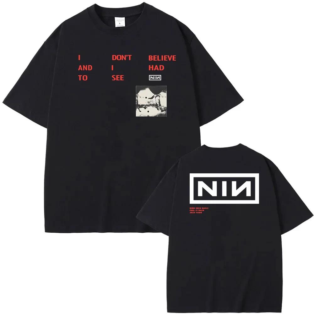 

CBH LYRIC TEE Nine inch Nails band Gothic High Quality Tee-shirt Hip Hop Style Sleeve Women/men 100%cottonTshirt Round Neck Tees 5XL різнокольоровий
