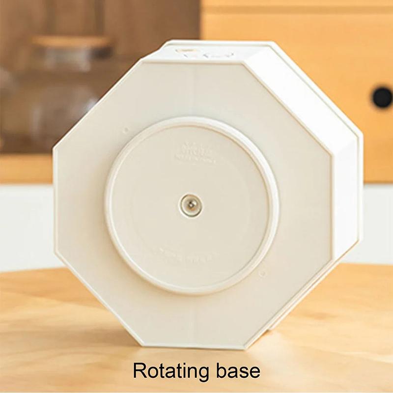 360Degree Rotating Pen Holder Desk Accessories Large Capacity Pencil Storage Box Desktop Organizer School Office Stationery