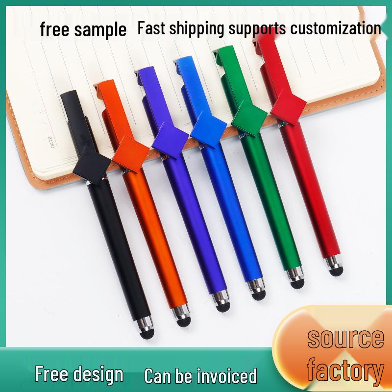 

Colorful Plastic Pen with Winery Engraving, QR Code, and Mobile Holder for Promotional Use 0.5mm