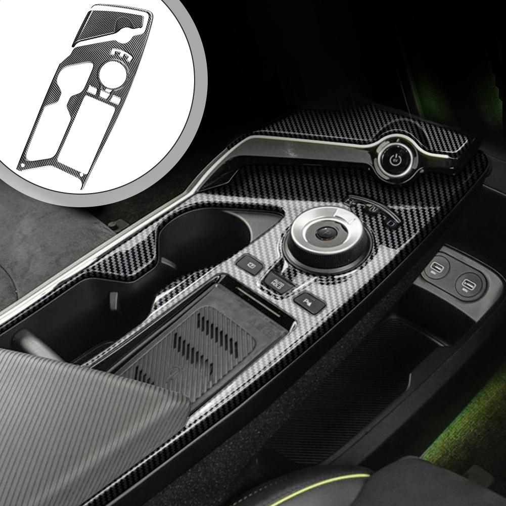 Add a Personalized Touch To Your For Kia EV6 RHD with Carbon Fiber Texture ABS Center Control Panel Cover Trim