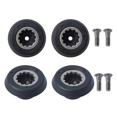 Kit de 4 Piezas de Vasos de Batidora de Repuesto para Nutri-Bullet Blender RX 1700W Accesorios de Repuesto de Metal y Plástico