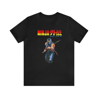 Ninja Gaiden NES Retro Style Pixel Art Unisex Short Sleeve Tee 100% Cotton T-shirt Mens Tees Top