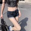 Women's Low-Waist Sexy Slim-Fit Denim Shorts: American Retro Style for Summer Nightclubs