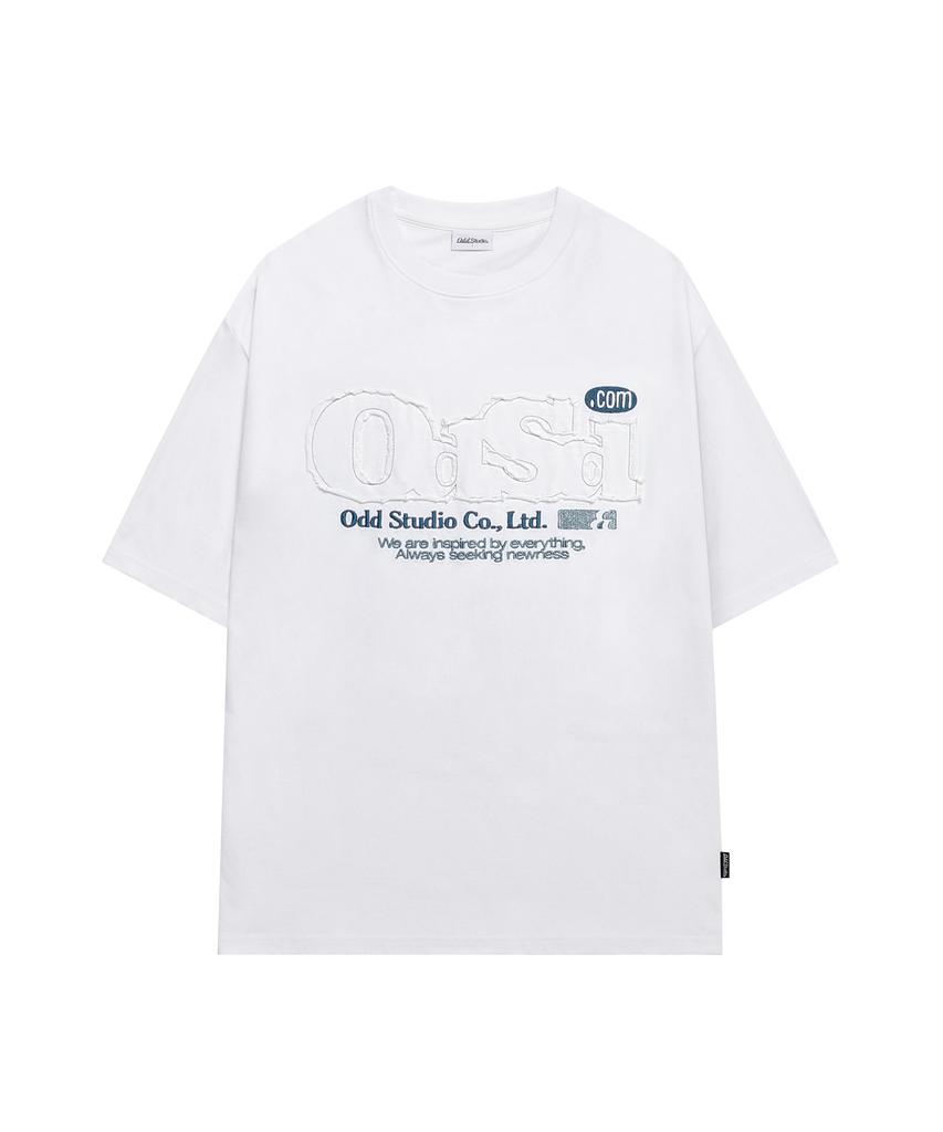 ODDSTUDIO Odsd Pigment Damaged T-Shirt - White