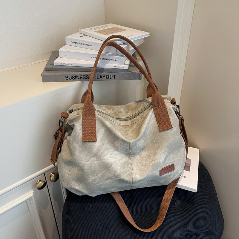 Large-capacity commuter tote bag, women's new high-end atmospheric shoulder bag, high-end versatile messenger bag