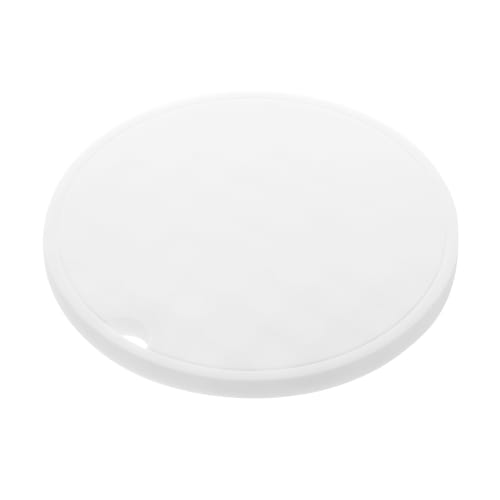 Yamazaki Tower Silicone Trivet, Round, White, Approx. 16cm W X 16cm D X 1cm H, Heat-Resistant, Product Code: 2954