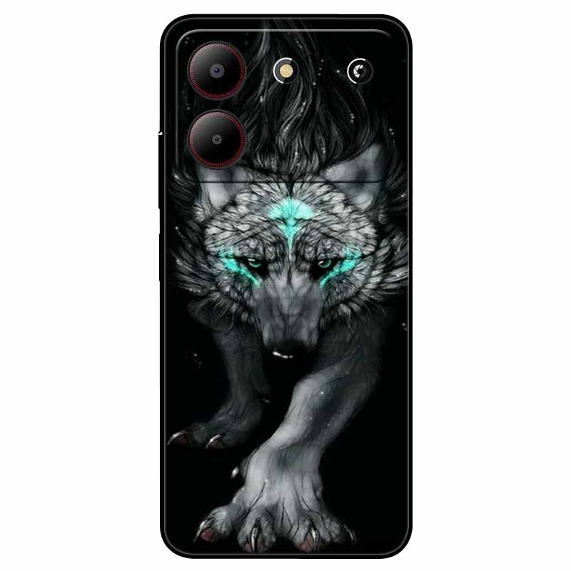 For ZTE Blade A54 4G Case Shockproof TPU Soft Silicone Phone Covers for ZTE Blade A 54 Funda Painted on for BladeA54 Luxury Capa