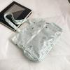 Japanese Style Simple Cute Star Print Tote Crossbody Bag For Girls