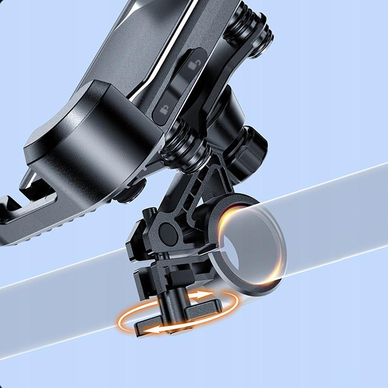 Koanni Armored Anti-Vibration Motorcycle Bike Phone Holder