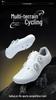 Unisex Cycling Shoes with Double Buckle and Lock, Hard Rubber Sole for Road and Mountain Biking