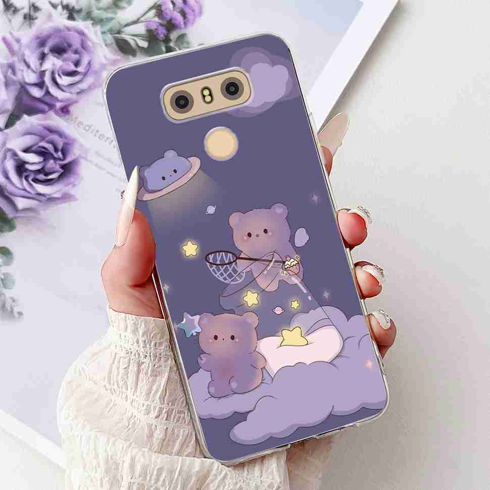 Para LG G6+ 5.7" Funda Diseño de Moda Patrones Silicona Suave TPU Cubierta Para LG G6+Plus LG G6 H870 H873 Fundas de Teléfono Resistentes a Golpes
