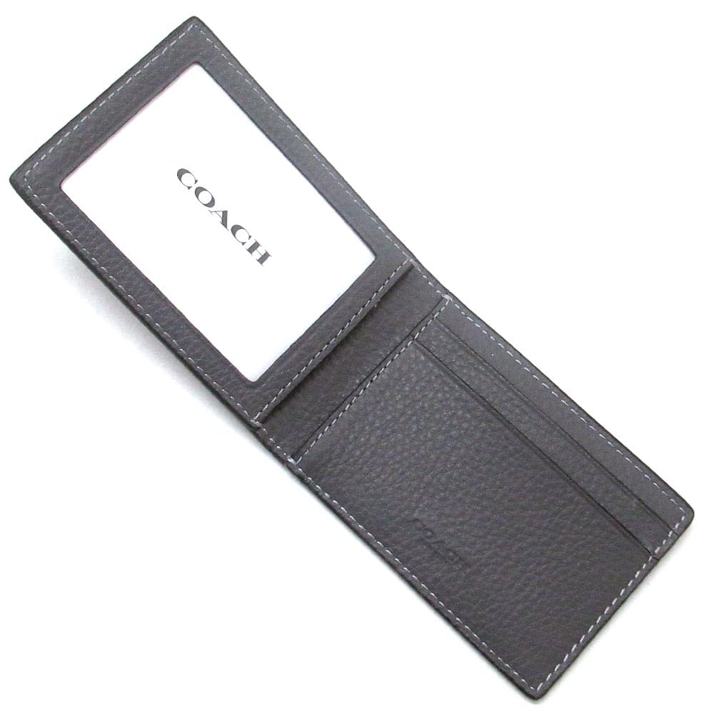 Card Case Outlet Leather Business Card Holder Card Case Accessories Wallet CM167 QBQ9R Item [Coach] Men's