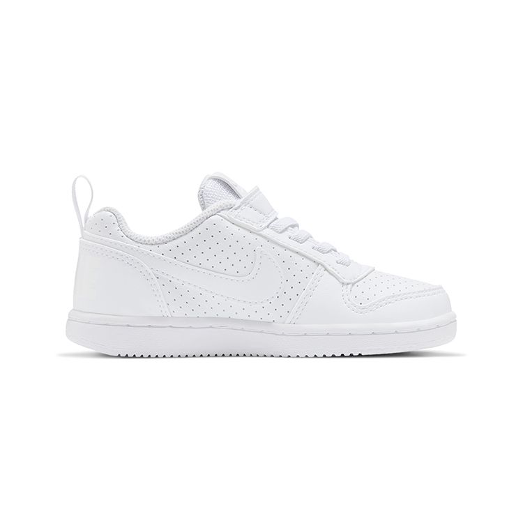 Nike Court Borough Low SL PS Triple White Kids Sneakers AV3167-100