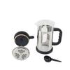 French Press Coffee Maker 1000ml Thickened Borosilicate Glass French Press Coffee Tea Pot with Filters for Home Office