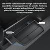 Double-layer Storage Box for Tesla Model Y Juniper 2025 Dashboard ETC Storage Box Accessories Layered Organization Tissue Tray