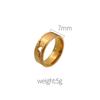Love Arrow Through The Heart Popular Non-Fading Titanium Steel Jewelry Hollow Stainless Steel Ring Women