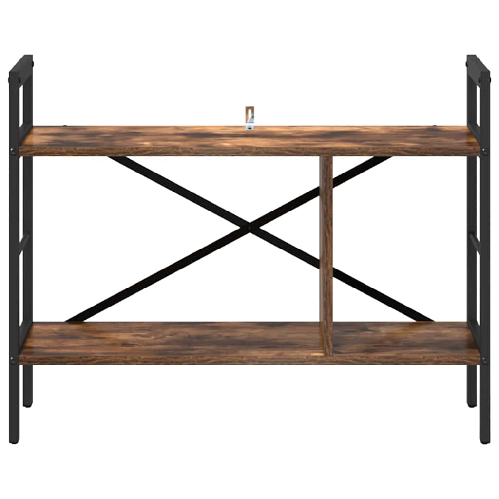 Bookshelf Smoked Oak 75 x 30 x 58.5 cm Wood Based Material
