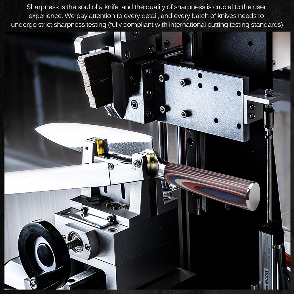 Laser Damascus Barbecue Boning Knife Kitchen Chef Knife Cleaver Meat Fruit Kitchen Knives Vegetable and Fruit Slicing Knife